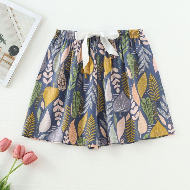 Women Sleep Trousers Casual Loose Cozy Pants Full Floral Print Pants Calf Length Pants Sweatpants Beach Pants Elastic Waistband_ecoleips.com