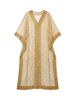 Cross-border Women's Clothing: Mesh Muslim Middle Eastern Pullover Dress, Fashionable Robe With Printed And Beaded_ecoleips.com