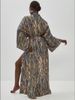 European And American plus Size Women's Loose Cotton Cardigan Printed Beach Cover up Sexy Bikini Outer Dress_ecoleips.com