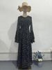 European And American 2026 Spring New Chiffon Printed Ruffle Sleeve Elegant Long Asymmetrical Patchwork Dress_ecoleips.com