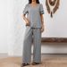 European American Cross-border Women's Clothing 2026 Spring-summer New Collection: Elegant Stylish Solid Color V-neck_ecoleips.com