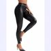 Women’s Stretch PU Leather Pants – High-Shine Skinny Pencil Pants With V-Waist & All-Day Comfort (Black, S/M/L/XL/XXL, Sexy Matte & Glossy Finish)_ecoleips.com