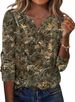 Zeagoo Long Sleeve Shirts For Women Casual V Neck Fall Tops Dressy Summer Work Blouses Clothes_ecoleips.com