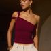 Trendy New Women's Fashion Design Irregular Strap Off-Shoulder Tube INS Top High-End_ecoleips.com