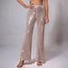 Aria Basics European And American Middle Eastern Foreign Trade Cross-border Champagne-colored Sequined High-waisted Party_ecoleips.com
