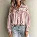 WSIH Striped Collared Shirt Long Sleeve Loose Fit Slimming Top for Women Autumn New Arrival 2026_ecoleips.com