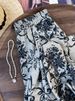 Hot Sale Women Summer New Chinese Style Retro Printed Pants Loose Fit Elastic Waist Casual Long Trousers Floral Wide Legs Pant_ecoleips.com