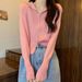 High-End 2026 Pre-Spring Double Zipper Lapel Knitted Cardigan Women's Spring And Autumn Sweater Jacket Shoulder Top Wome_ecoleips.com