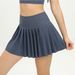 K Sunscreen Quick Drying Badminton Tennis Skirt Outdoor Running Sports Skirt Golf Pleated Yoga Skirt_ecoleips.com