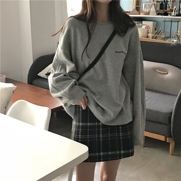 Super Popular Women's Sweatshirt Spring And Autumn, Korean Version, Waitmore, Hoodless, Thin Jacket, Trendy On_ecoleips.com