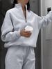 Women's Casual Loose Collar Sweatshirt European American Style Fall Winter New Arrival For Independent Websites_ecoleips.com