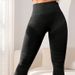 Women's High Waisted Fitness Pants American Style Peach Shaped Butt Lifts Tummy Flattens Sports Yoga Trousers Polyester_ecoleips.com