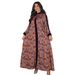 Modest Abaya Dress Elegant Muslim Jilbab Dress With Velvet & Floral Print – Modest Long Sleeve Maxi Dress_ecoleips.com