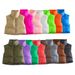 Women's new cotton-padded vest zipper standing collar vest_ecoleips.com