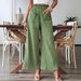 Classic Straight Leg Pants For Women - Soft & Comfortable Stretch Fabric, Versatile Solid Color Casual Trousers For Everyday Wear_ecoleips.com