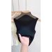 Women's Sleeveless Top, Waist-cinching, Slim-fit, Outerwear, Short Style, Ice Silk Knitted Inner Camisole For Summer_ecoleips.com