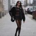 Women's Patchwork Crew Neck Long Sleeve Bodycon Dress Fashion Streetwear Sexy Elegant Pencil Party Dress_ecoleips.com