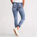 Women's Slim Fit Jeans European And American Style Versatile Embroidered Skinny Pants_ecoleips.com