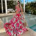 Women's High Waist Bikini Set - Ruffle Printed Two-Piece Swimsuit, Split Design For Beach Holiday_ecoleips.com