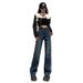 In-stock Wholesale Fleece-lined Thickened Stretch Straight-leg Pants, High-waisted Slimming Fashionable Versatile_ecoleips.com