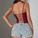 Lace-Up Corset Bustier Top – Adjustable Underwire Push-Up Bralette (Black/White/Royal Blue/Burgundy/Lavender, XS-XXL, Sexy Lingerie Styling)_ecoleips.com