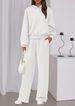 New Autumn And Winter Women's 2 Piece Casual Hooded Fleece Sweatshirt Sports Suit_ecoleips.com