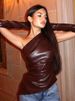 Aria Basics Aria Basics Cross-border PU Leather Vest Women's Clothing 2025 New Street Fashion Sexy Top With Sleeves And Irregular Hem For Women_ecoleips.com