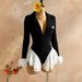 Elegant Deep V Neck Lace Long Sleeve Jumpsuit For Women - Chic Office To Evening Wear Stretch Comfort Blazer Style Romper_ecoleips.com
