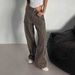 New European And American Spring/Autumn Leopard Print Versatile Jeans For Women, Vintage Design, Unique Loose Straight_ecoleips.com