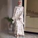 Printed European And American Home-style Foreign Trade Women's Casual Robe 2025 Dress Set New Comfortable Spring-summer_ecoleips.com