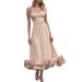 Women's Clothing New Fashion Slim Suspender Swing Three Dimensional Flower A Line Skirt_ecoleips.com