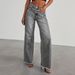New Washed Loose Casual Straight Wide Leg Mopping Pants in stock_ecoleips.com