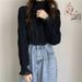 2026 Autumn/Winter Korean-Style Base Layer Shirt Trendy, Stylish Design With A Semi-High Collar That Fits Well On Wome_ecoleips.com