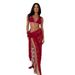 Sexy Solid Color Bikini Set With Adjustable Straps - 3-Piece Swimwear For Women, Beach & Pool Party_ecoleips.com