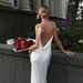 Women's Clothing Swing Collar Dress Hot High Slit Backless Suspender Dress_ecoleips.com