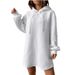 Oversized Hooded Sweatshirt For Women - Geometric Jacquard Pullover With Drawstring Premium Fabric_ecoleips.com