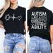 Women Autism It's Not A Disability It's A Different Ability Fashion Casual Short Sleeve T-shirt Graphic Tshirts Women T Shirts_ecoleips.com