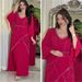 Women's Clothing Muslim Robe Hot Diamond Chiffon Dress With Belt_ecoleips.com