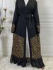 High Quality Nida Muslim Abaya Islamic Holiday Dress Sequin Prayer Clothes Women Eid Moroccan Caftan Modest Ramadan Dubai Robe_ecoleips.com