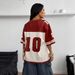 Oversized Streetwear Basketball Jersey Tee Hip-Hop Style Breathable Short Sleeve T-Shirt for Men And Women Blue Red Brown Trendy Top S to XL_ecoleips.com