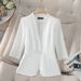Women's Clothing Mid Sleeve Small Size Casual Slim Suit Three Quarter Sleeve_ecoleips.com