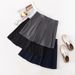 New Academic Style Short Pleated Skirt Women's Elastic Waist High Waist Korean Version A-word Short Skirt Large Size Loose Skirt_ecoleips.com