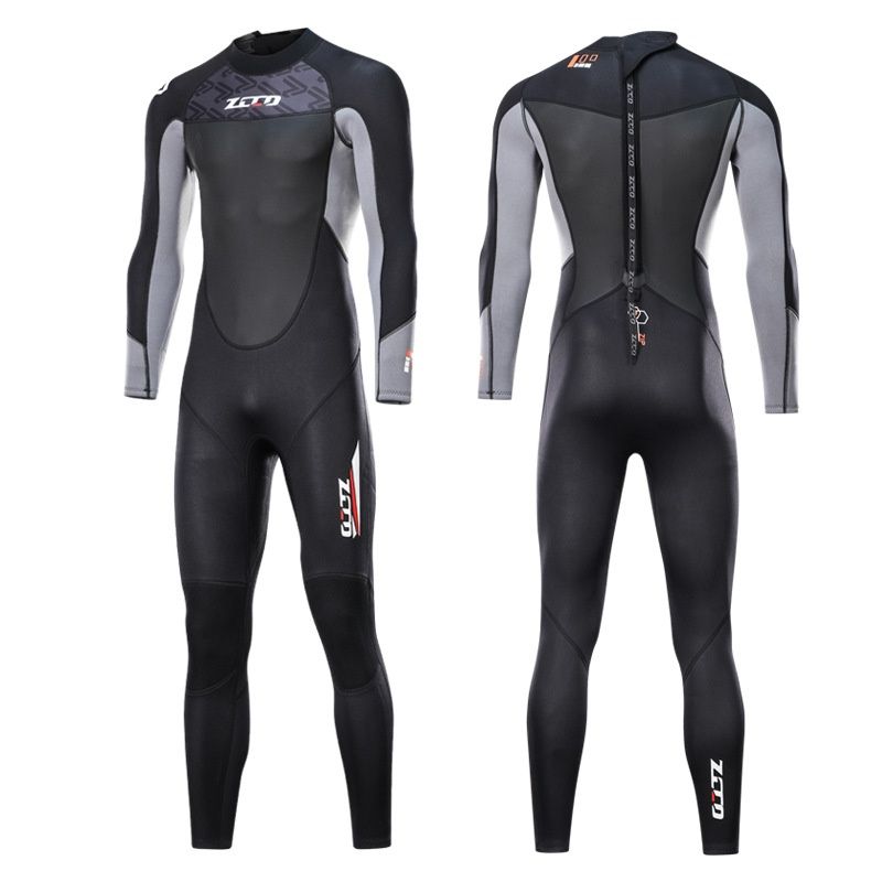 Aria Basics ZCCO New 3mm Professional Diving Suit Men, One-piece Thickened Warm Deep Snorkeling Surfing Suit, Swimsuit For Women_ecoleips.com