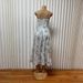 Women's Clothing Sexy Backless Printed Dress Waist Cinching Slimming Suspender French Design_ecoleips.com