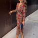 Women's Printed Summer Dress Autumn Fashion Regular Size Clothing_ecoleips.com