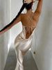 Mozision Elegant Satin Backless Maxi Dress For Women Gown Summer Spaghetti Strap Sleeveless Night Club Party Long Dress Vestido_ecoleips.com