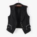 Women's Clothing Women's Slimming Denim Vest Style Short Outerwear For Spring And Autumn Versatile For Formal & Casual For Women_ecoleips.com