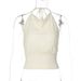 Women's Clothing 2026 Spring New Fashion Sexy Lace Patchwork Backless Waist-Tightening Tie-Up Tank Top Wholesale_ecoleips.com