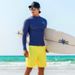 Aria Basics 2025 New Men's Diving Long Sleeve Sun Protection Quick-Dry Swimsuit Jellyfish Surfing Suit Snorkeling Set_ecoleips.com