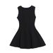 High Sense Daughter Wind Waist Dress, Socialite Bottom Sleeveless Vest Skirt A Word Small Black Dress Short_ecoleips.com